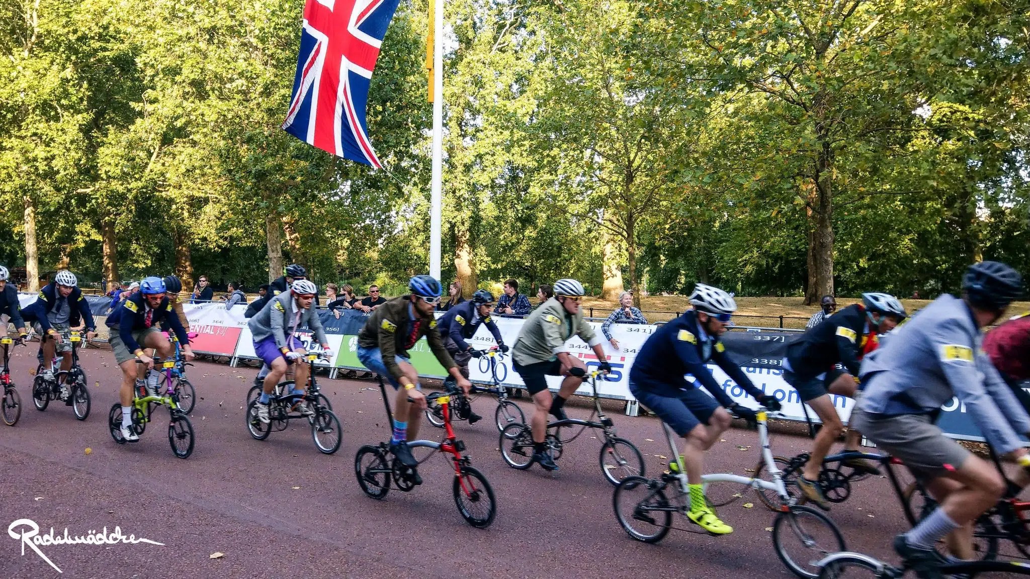 brompton rennen auf der mall in london