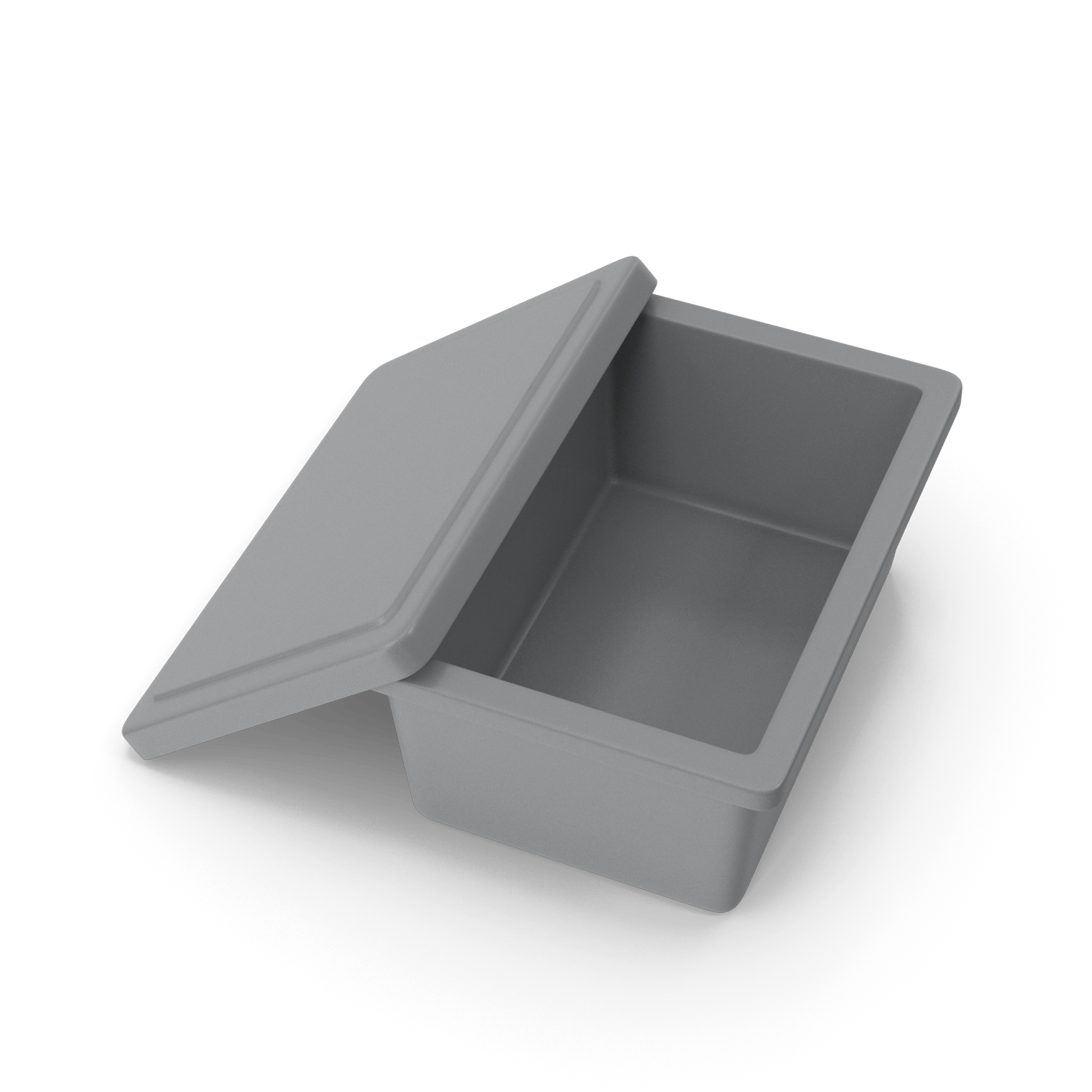 Muted Matte Grey Storage Bin Rader Renovations
