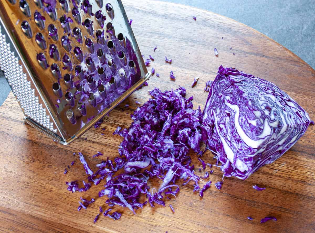 How to shred cabbage (food processor and by hand) Rad Foodie