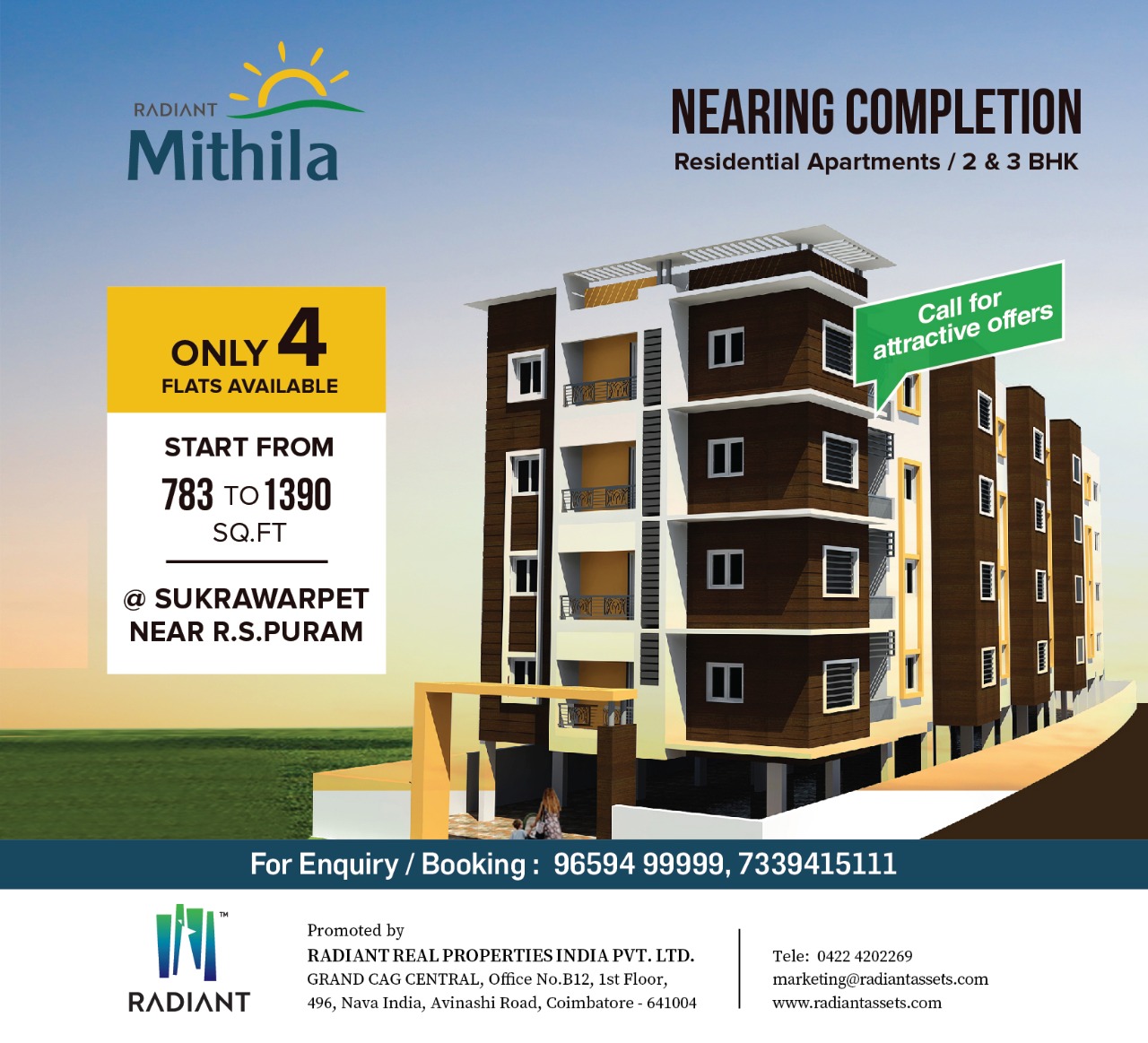 MITHILA PREMIUM APARTMENTS Radiant Construction