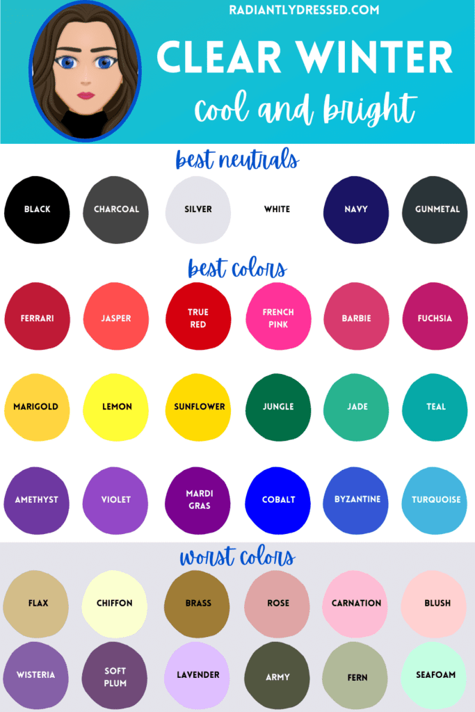 Bright Winter Makeup Colors Saubhaya Makeup