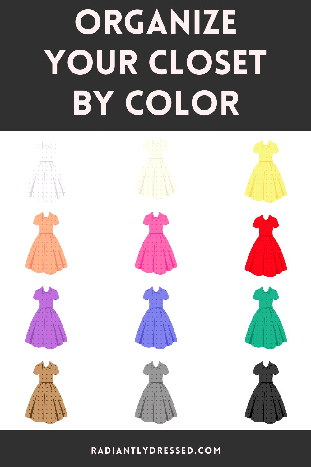 The Color Organized Closet 3 Stages to Organize Your Closet to Get