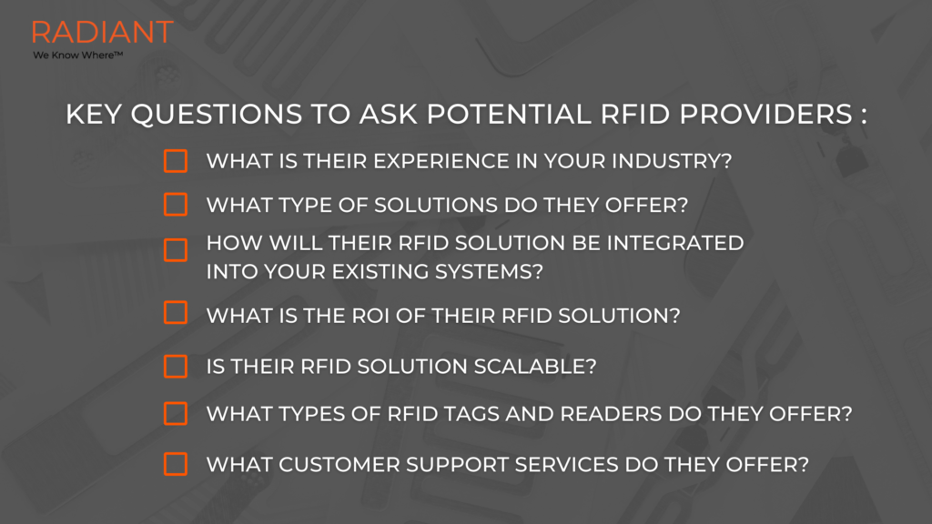 Evaluating RFID Companies RFID Company Radiant
