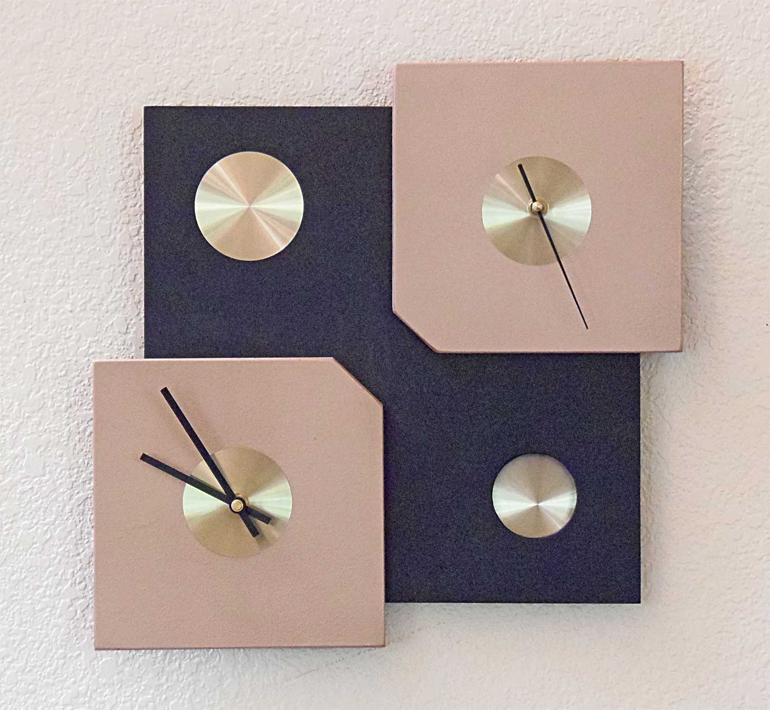 Contemporary, Handmade Wood Clocks
