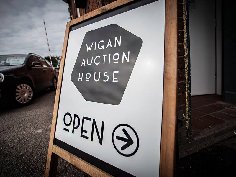 Wigan Auction House website project Radical  Design