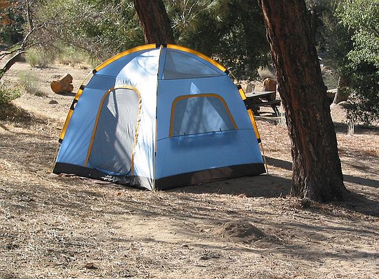 Our New Tent Trailhead 4, made by The North Face, Limestone campground