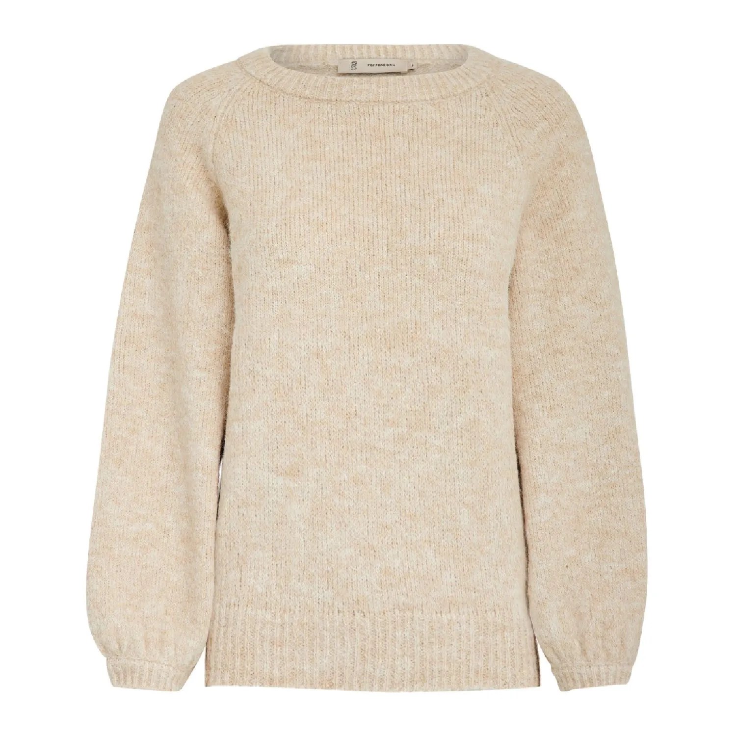 Raina Boat Neck Pullover Sandshell Peppercorn RADIJS Conceptstore