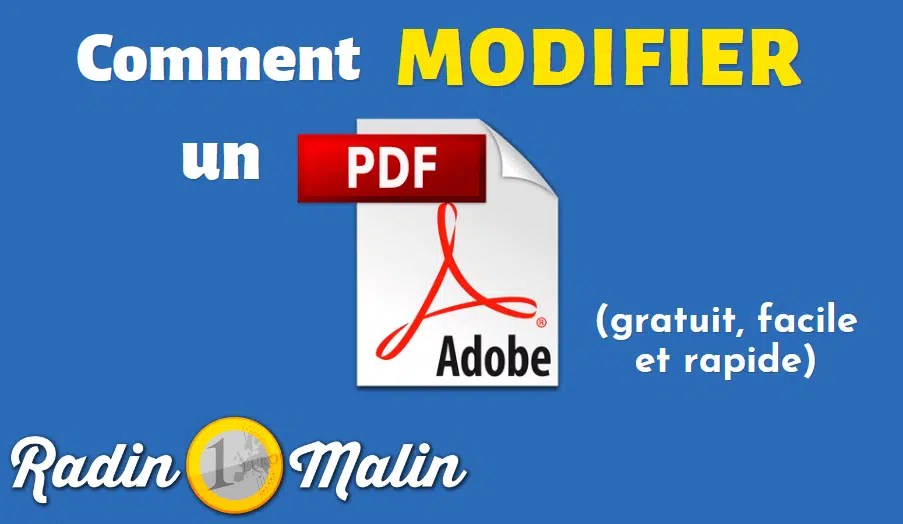 Comment Modifier Un Document Au Format Pdf Avec Le