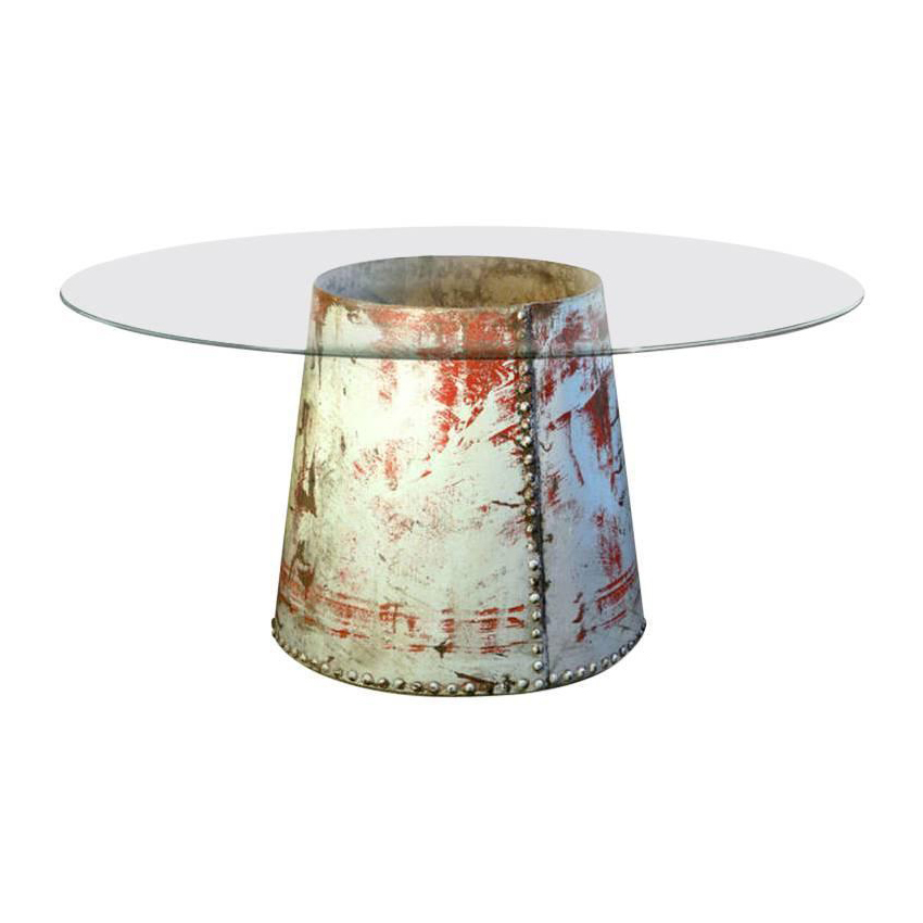 Heavy Riveted Industrial Table Base 1