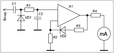Вч вольтметр своими руками схема