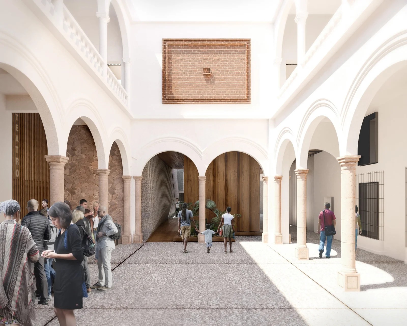 Patio oriente Radio Arquitectura