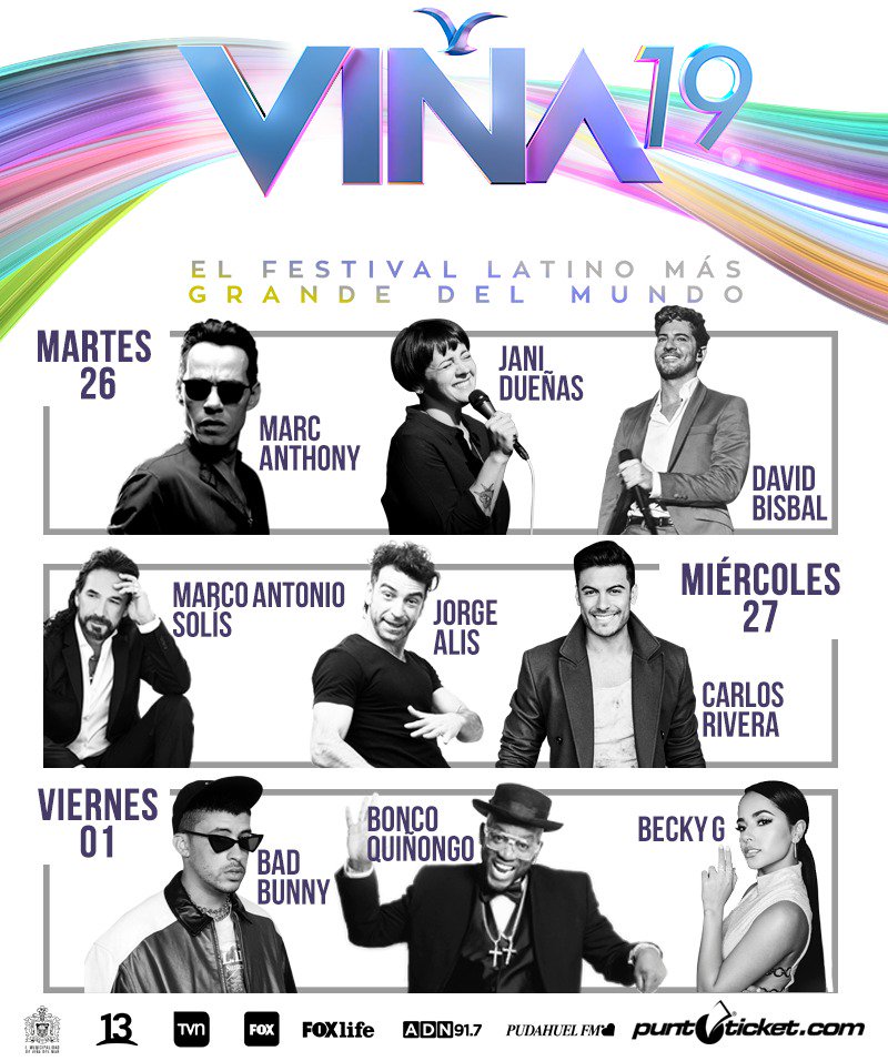 Comienza la venta de entradas para el Festival Viña del Mar 2019