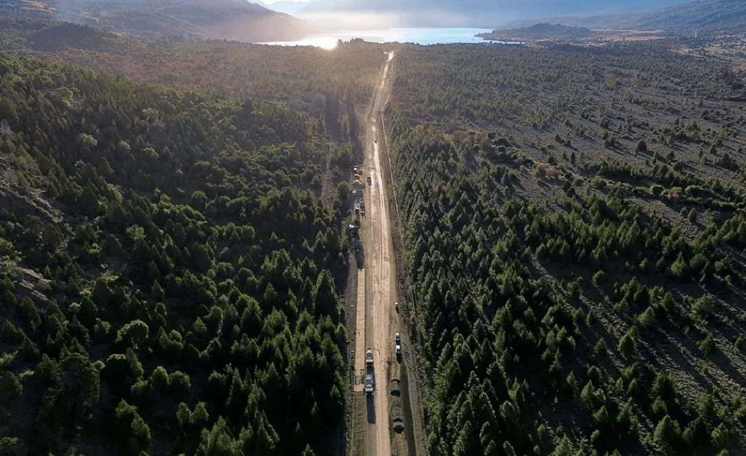 La pavimentación de la Ruta Provincial N° 62 hacia Lolog supera el 35% de ejecución