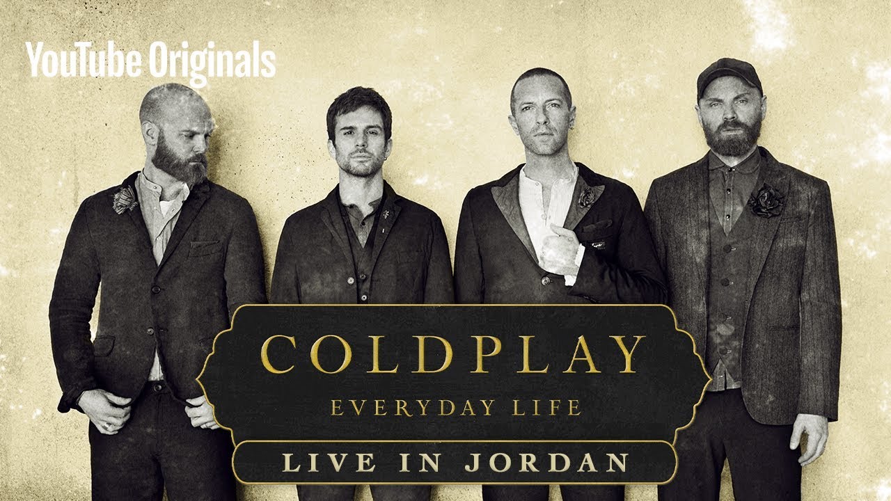 Coldplay Everyday Life Live in diretta su YouTube
