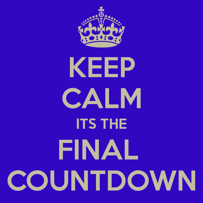 The Final Countdown S.C.R.E.A.M. for P.e.a.c.e.