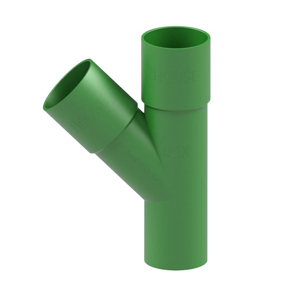 Y Junction PP/uPVC Ducting Fittings Radius CTS