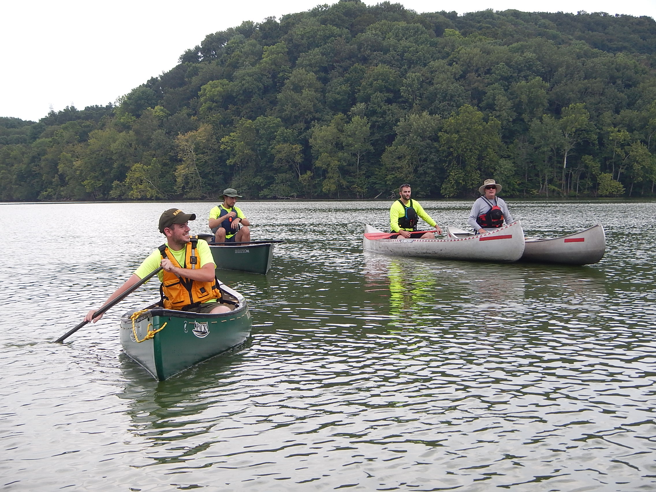Park Ranger Staff Canoe Training and Certification at Radnor Lake State
