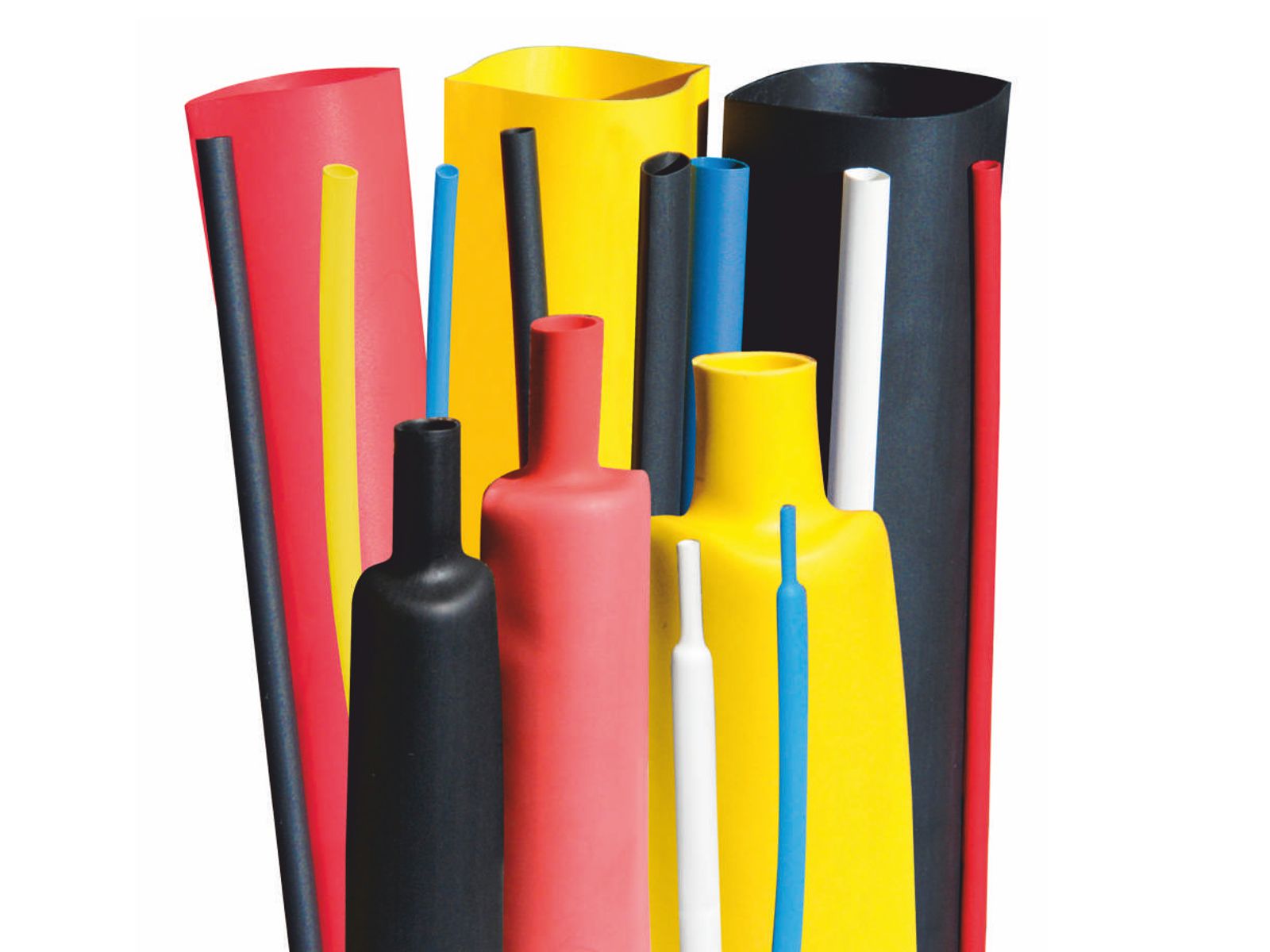 Heat shrink thin wall tubes, flexible, selfextinguishing, quickshrink