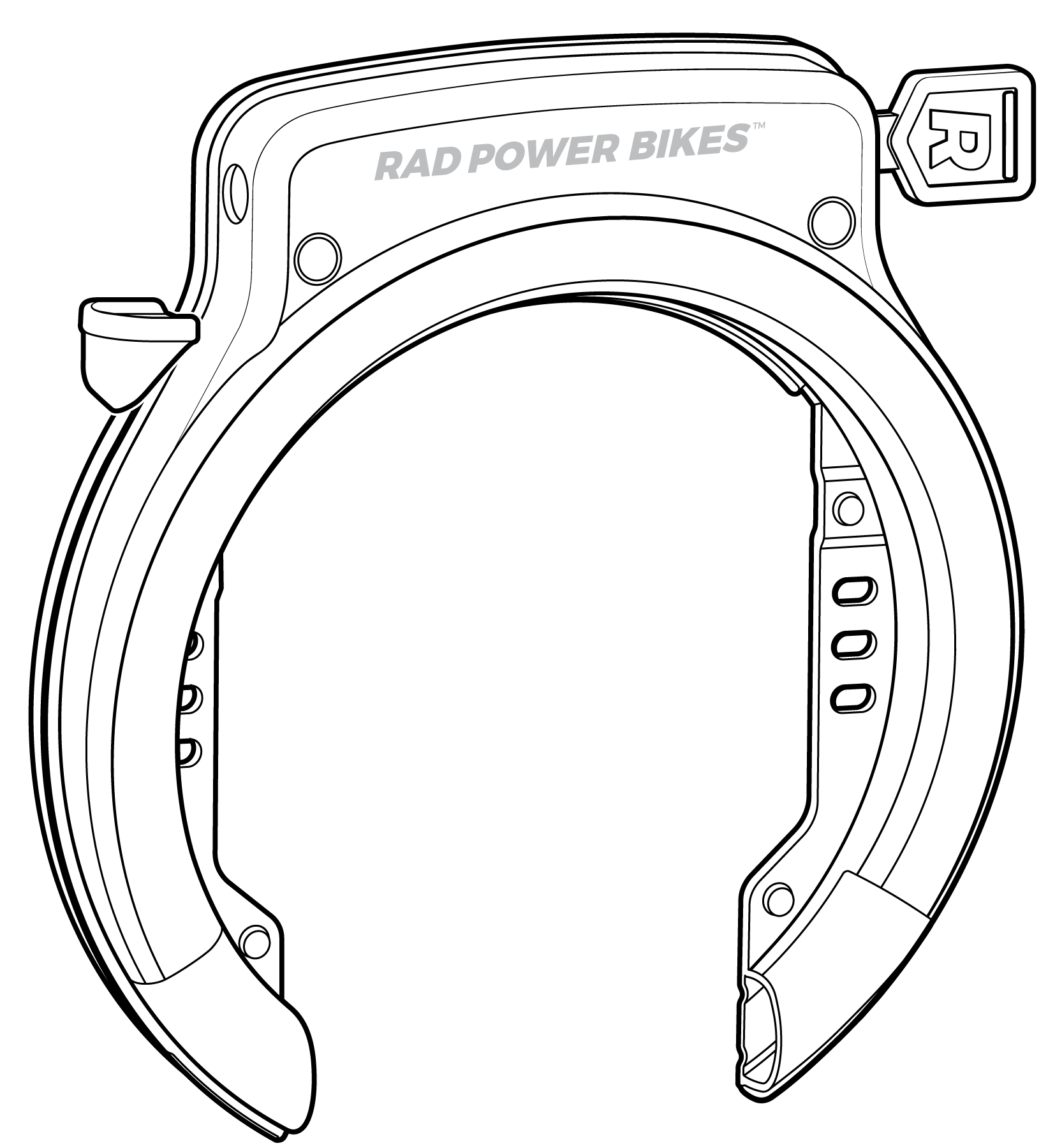 Rad Fat Tire Wheel Lock and Security Chain installation instructions