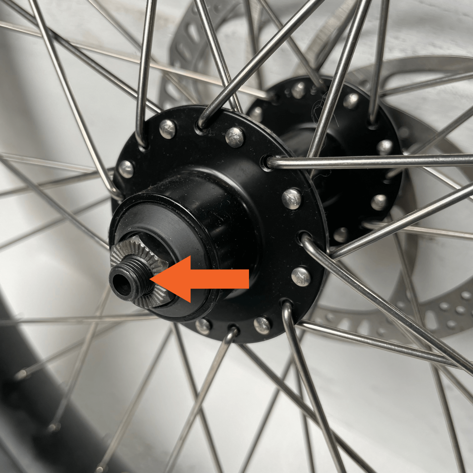 Front wheel with bolton axle installation instructions Rad Power