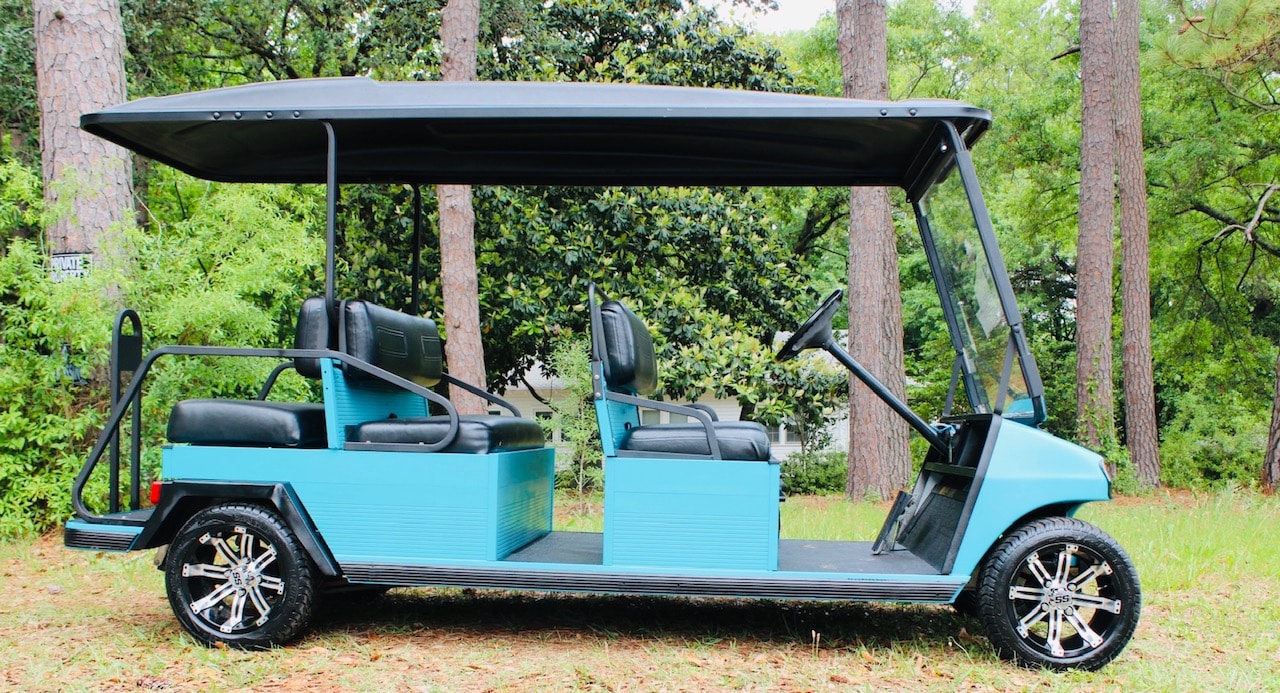 48V Club Car 6 Seater Limo Cart Rad Rydz