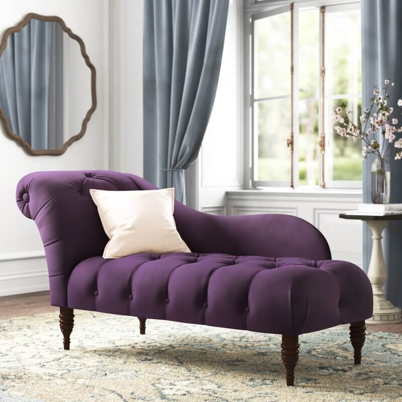 Tufted Chaise Lounge Radwell Designs