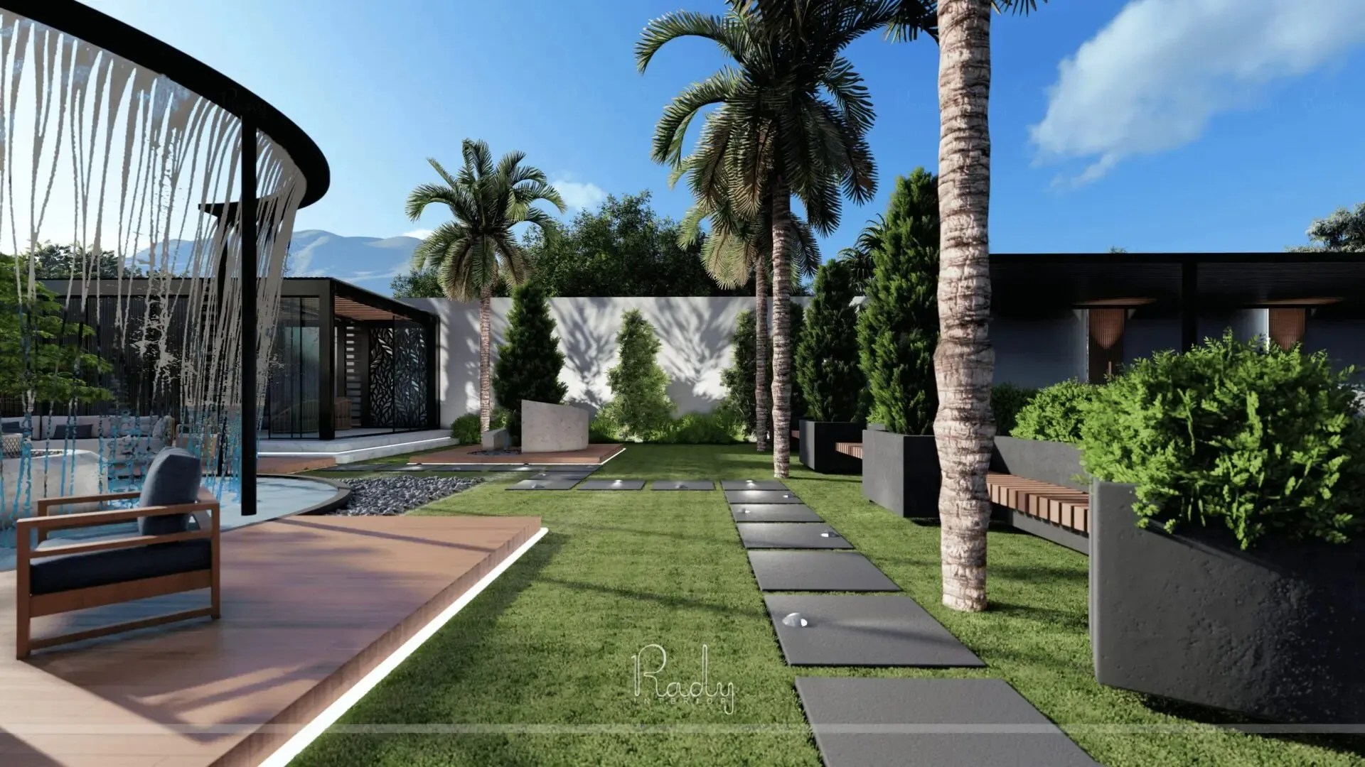 Landscape Design RadyInterior Luxury interior design dubai & fit