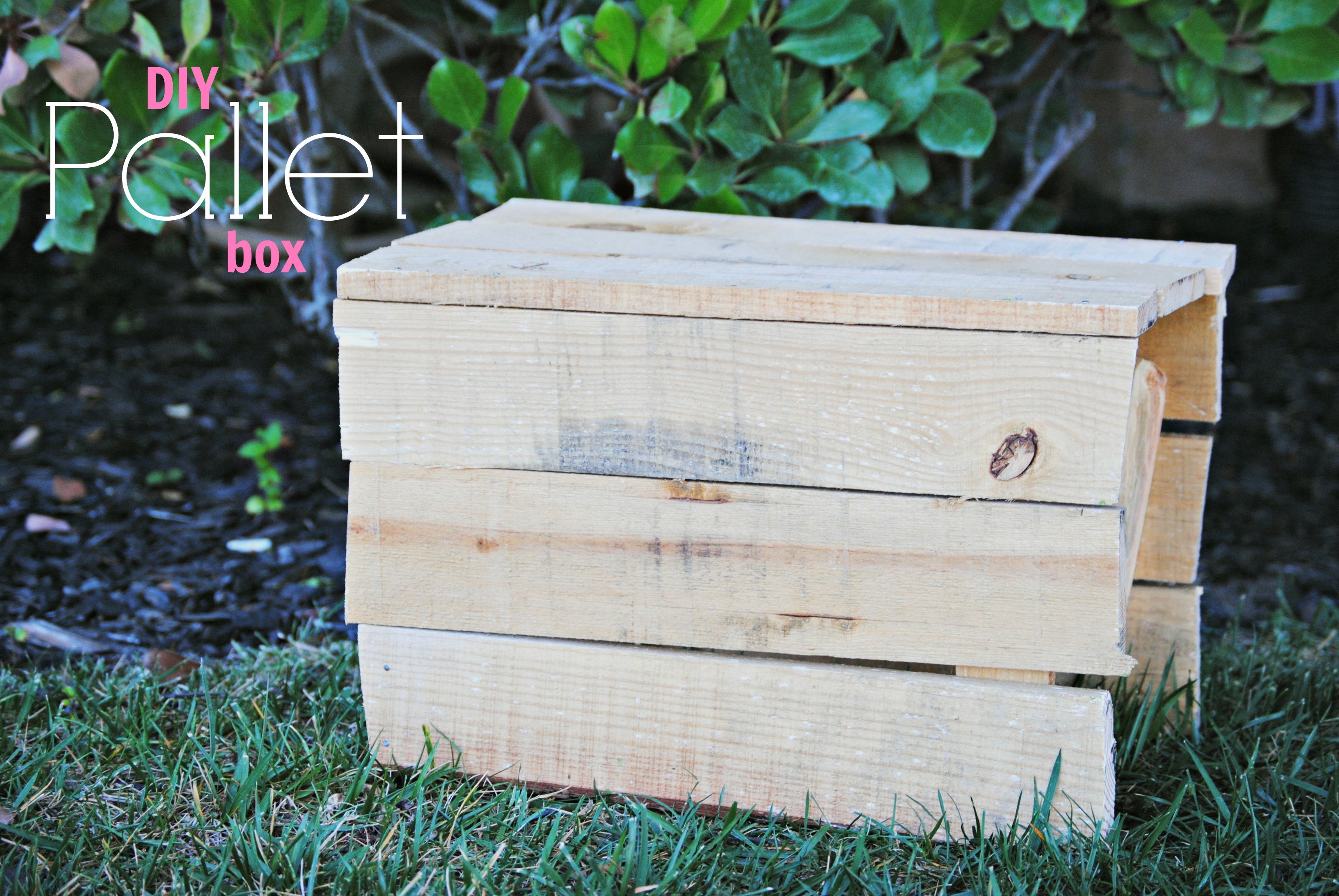 Easy DIY Pallet Box