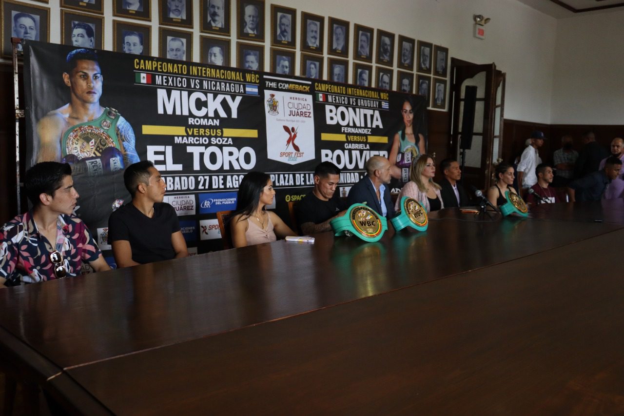 Todo está listo para la función de box el sábado en la Plaza de la