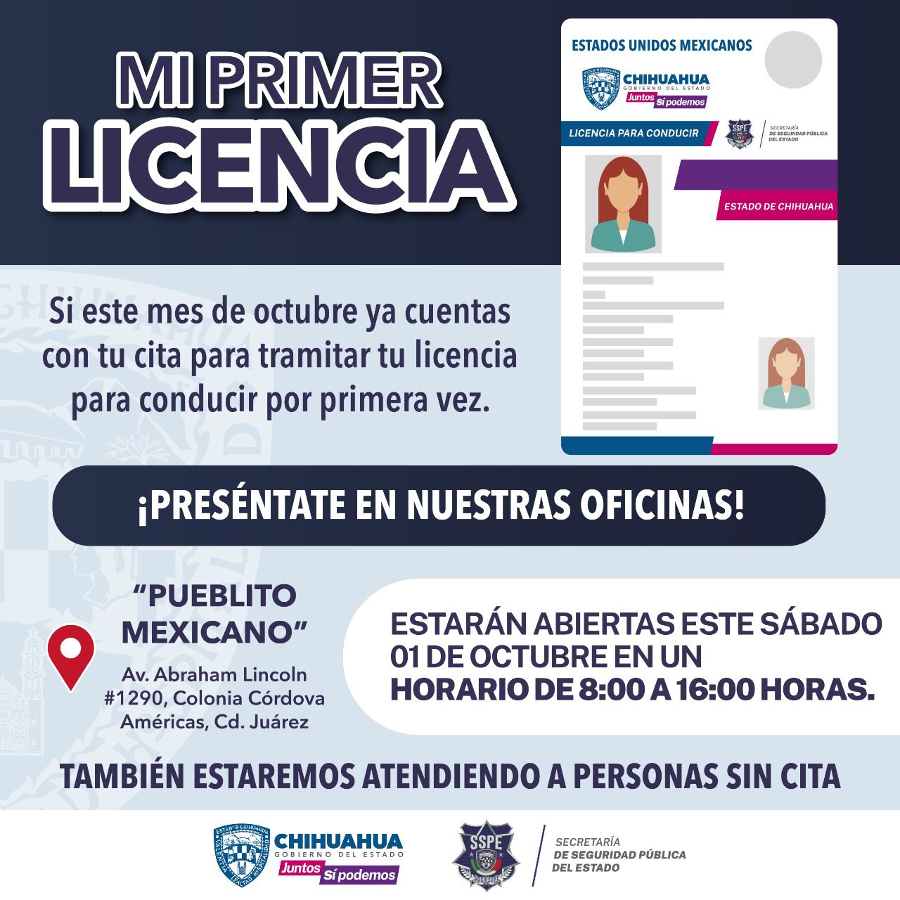 Lanza SSPE Campaña “Mi Primer Licencia” Rafaga Chihuahua