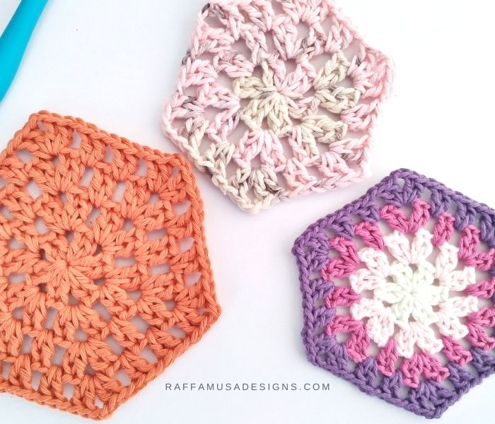 How to Crochet a Granny Hexagon Easy StepbyStep Tutorial