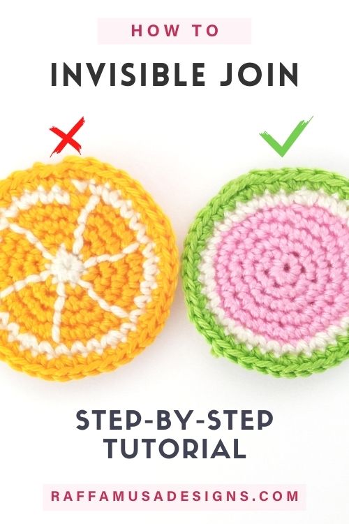 How to Make an Invisible Join in Crochet StepbyStep Tutorial