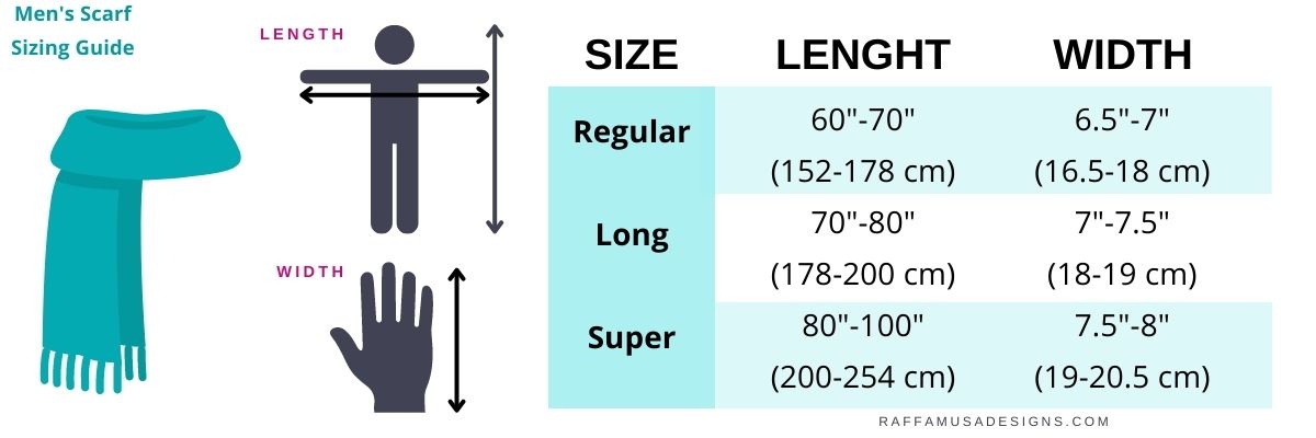 27 Free Crochet Men's Scarf Patterns • RaffamusaDesigns