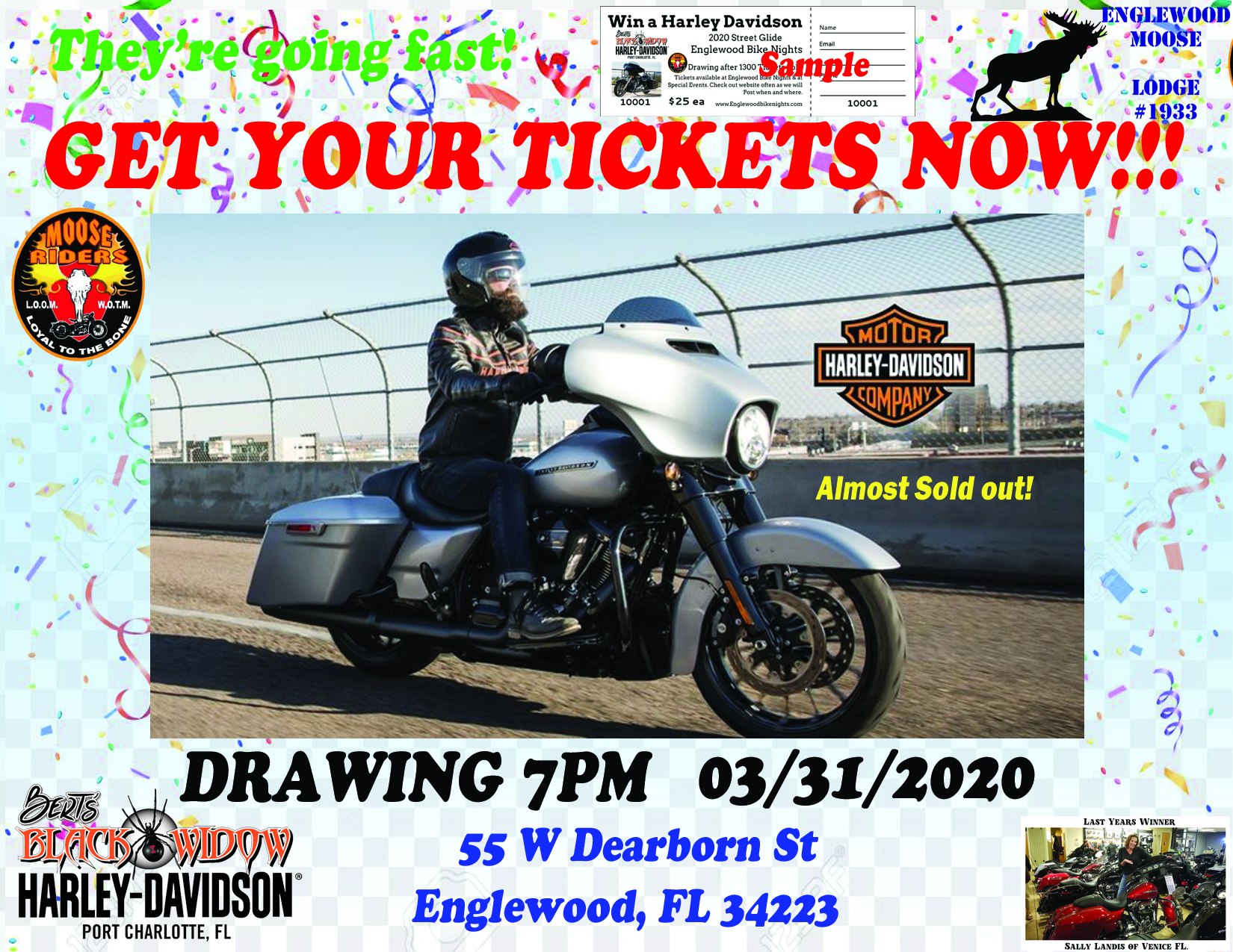 2020 StreetGlide Raffle Creator