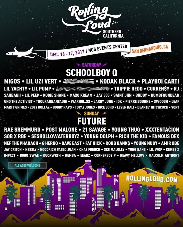 Win a PAIR of 2Day GA Rolling Loud SoCal Tickets Raffle Creator