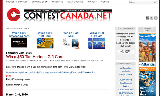 2 Best Online Sweepstakes Websites To Promote Your Contest