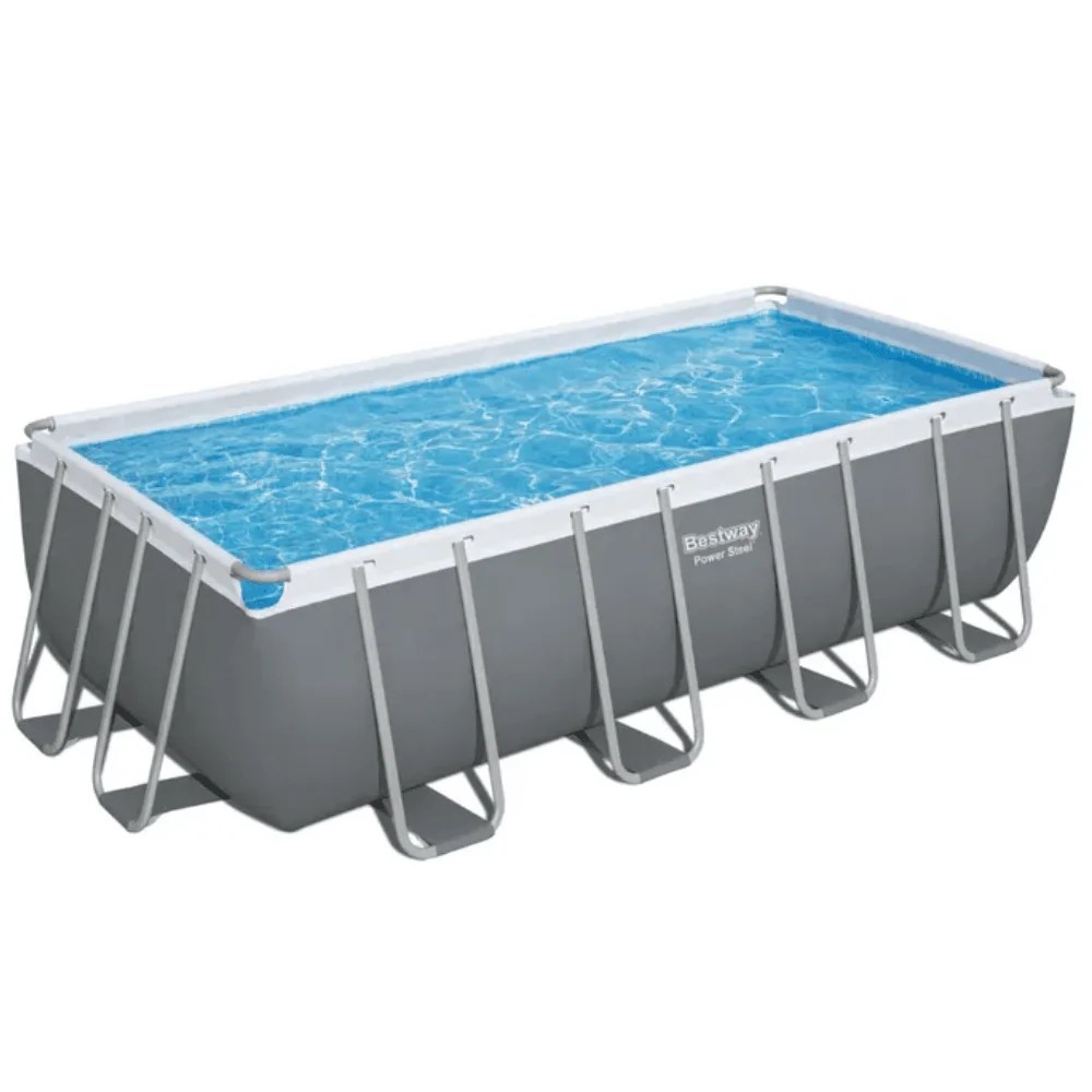 Bestway Power Steel Above Ground Pool (4.88m x 2.44m x 1.22m) Set Rafplay