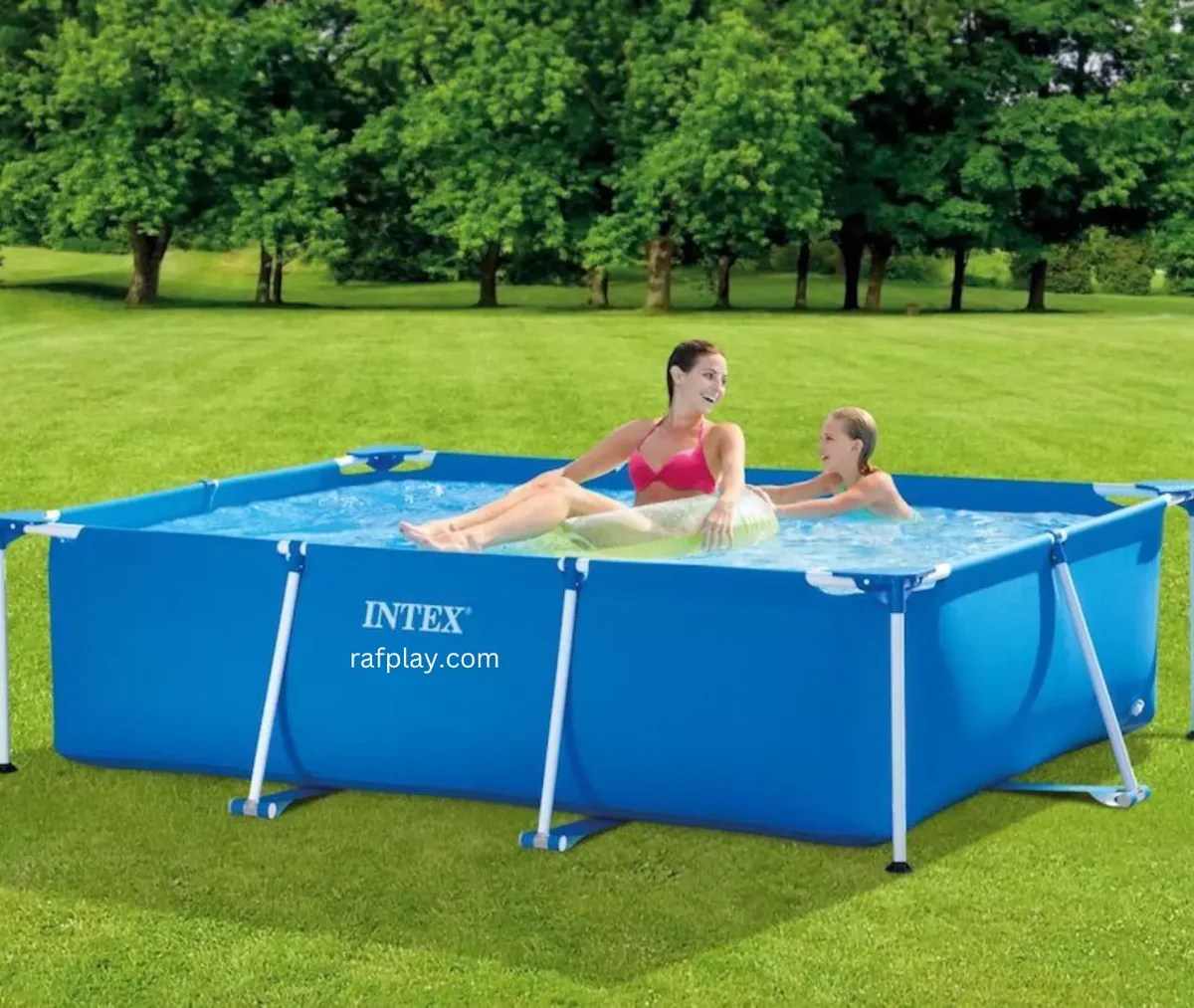 Intex 28270 Rectangular Pool, Without Filter Pump 2.2x1.5x0.6mt Rafplay