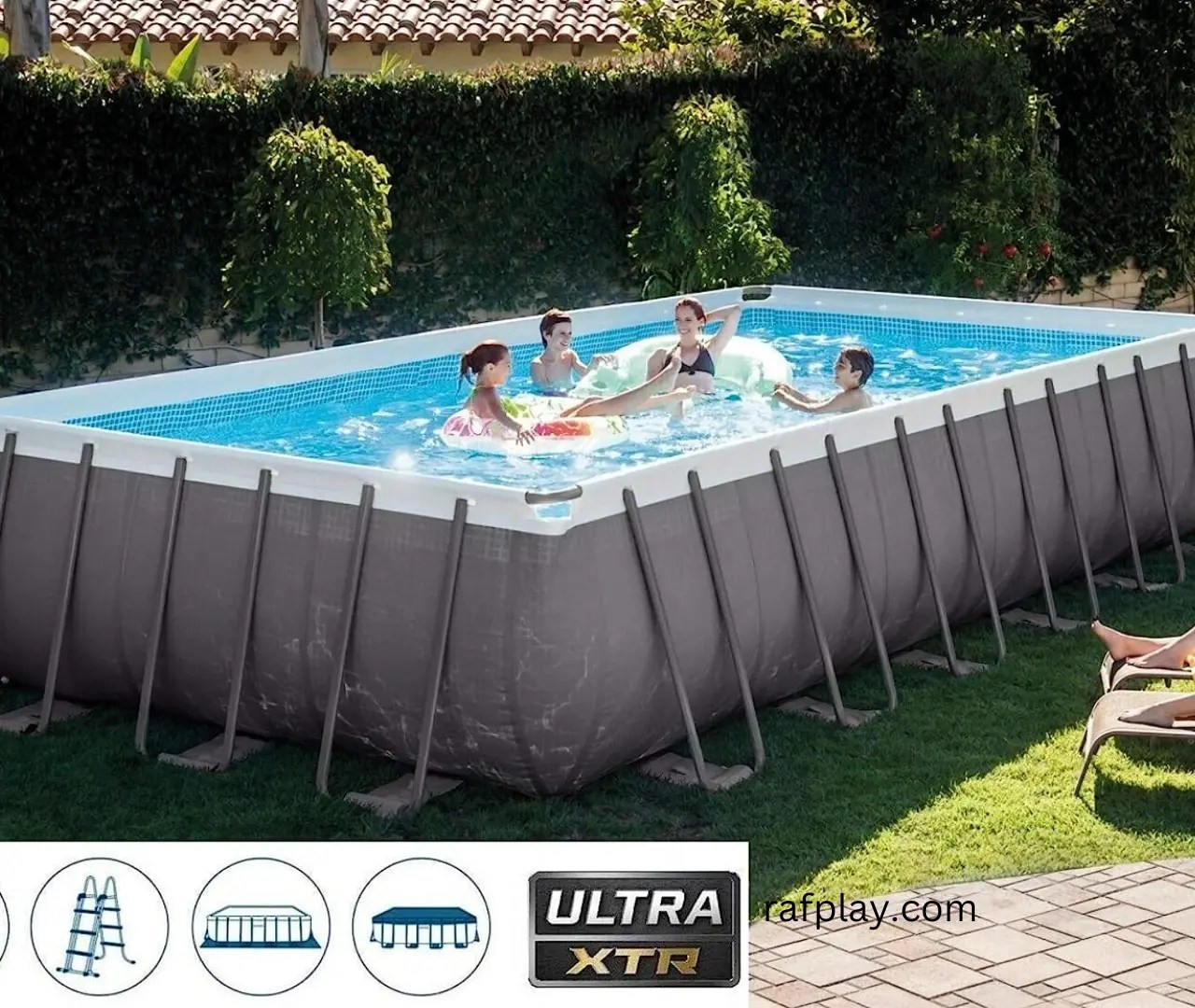 Intex 26364 Ultra Frame XTR Premium Above Ground Swimming Pool – Rafplay