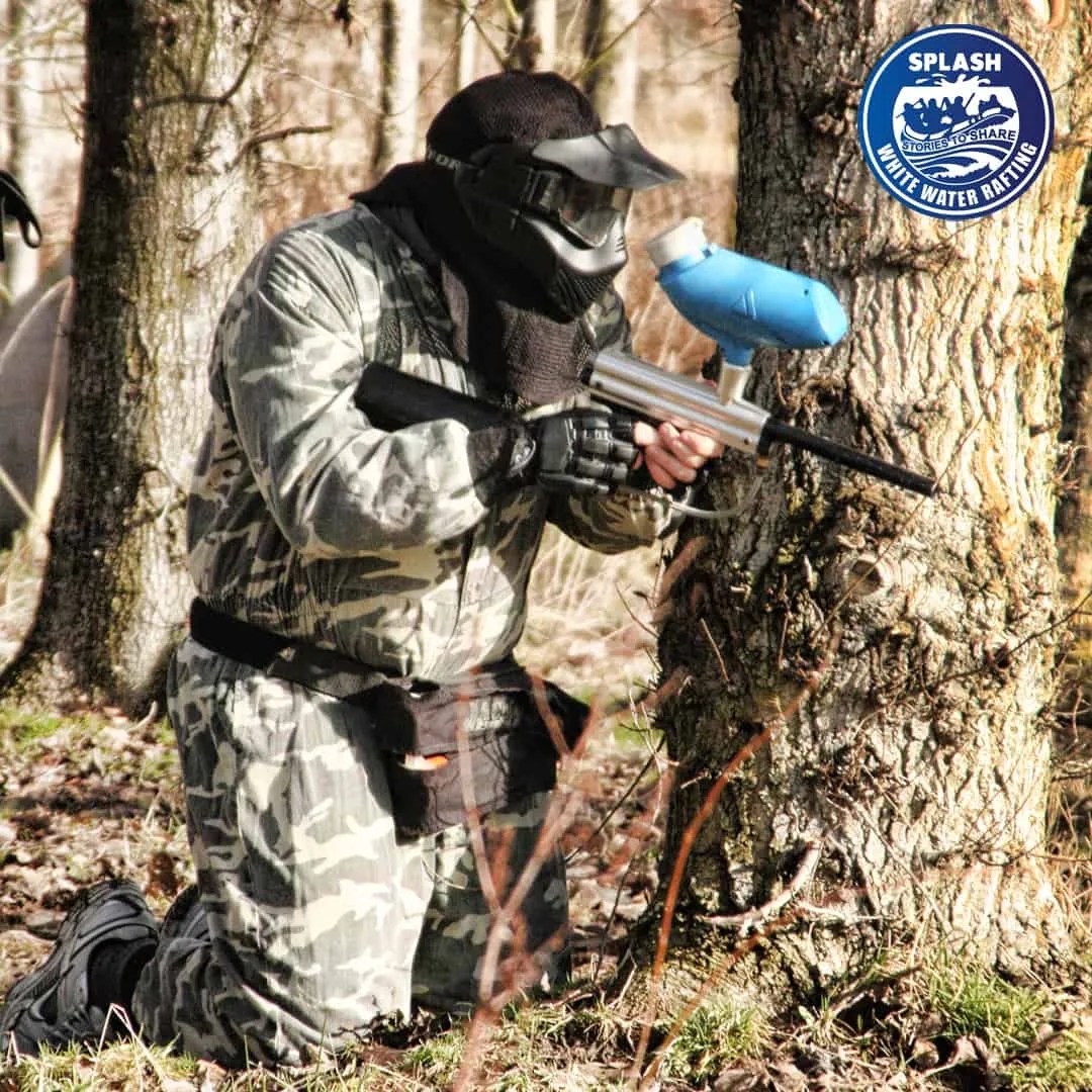 Paintball Scotland Aberfeldy with Splash Rafting what a combination