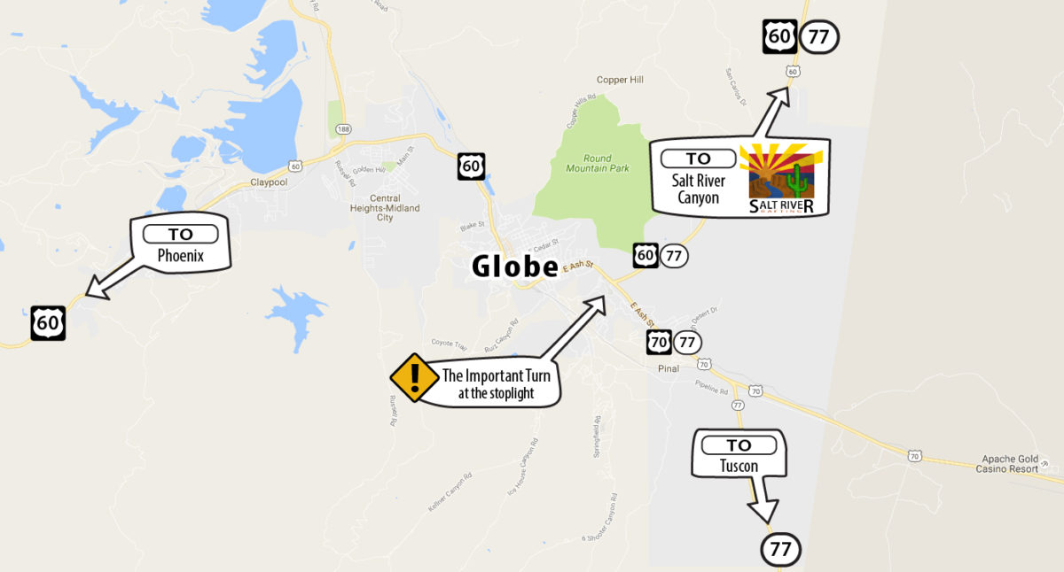 Salt River Rafting Rafting in Arizona near Phoenix Directions & Maps