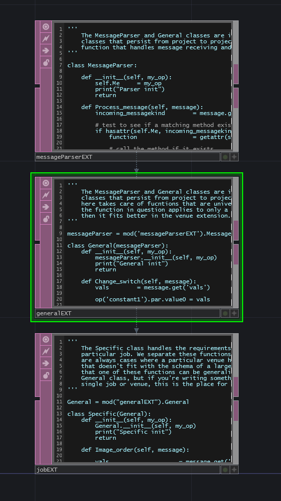 Touchdesigner Reusable Code Segmentation With Python Matthew Ragan