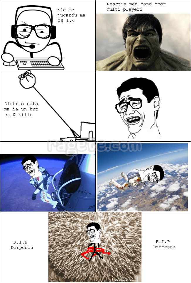 Pro la Counter Strike 1.6 Meme & Rage Comics Romania