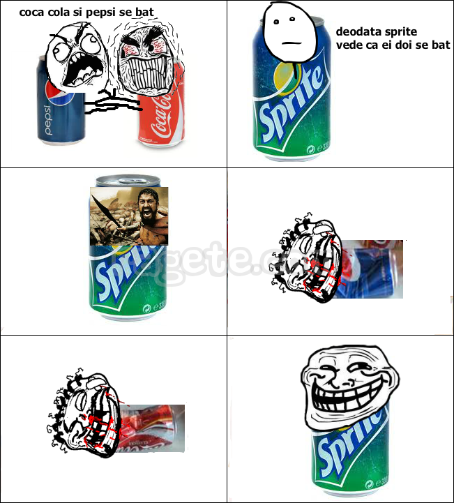 Coca cola vs Pepsi Meme & Rage Comics Romania