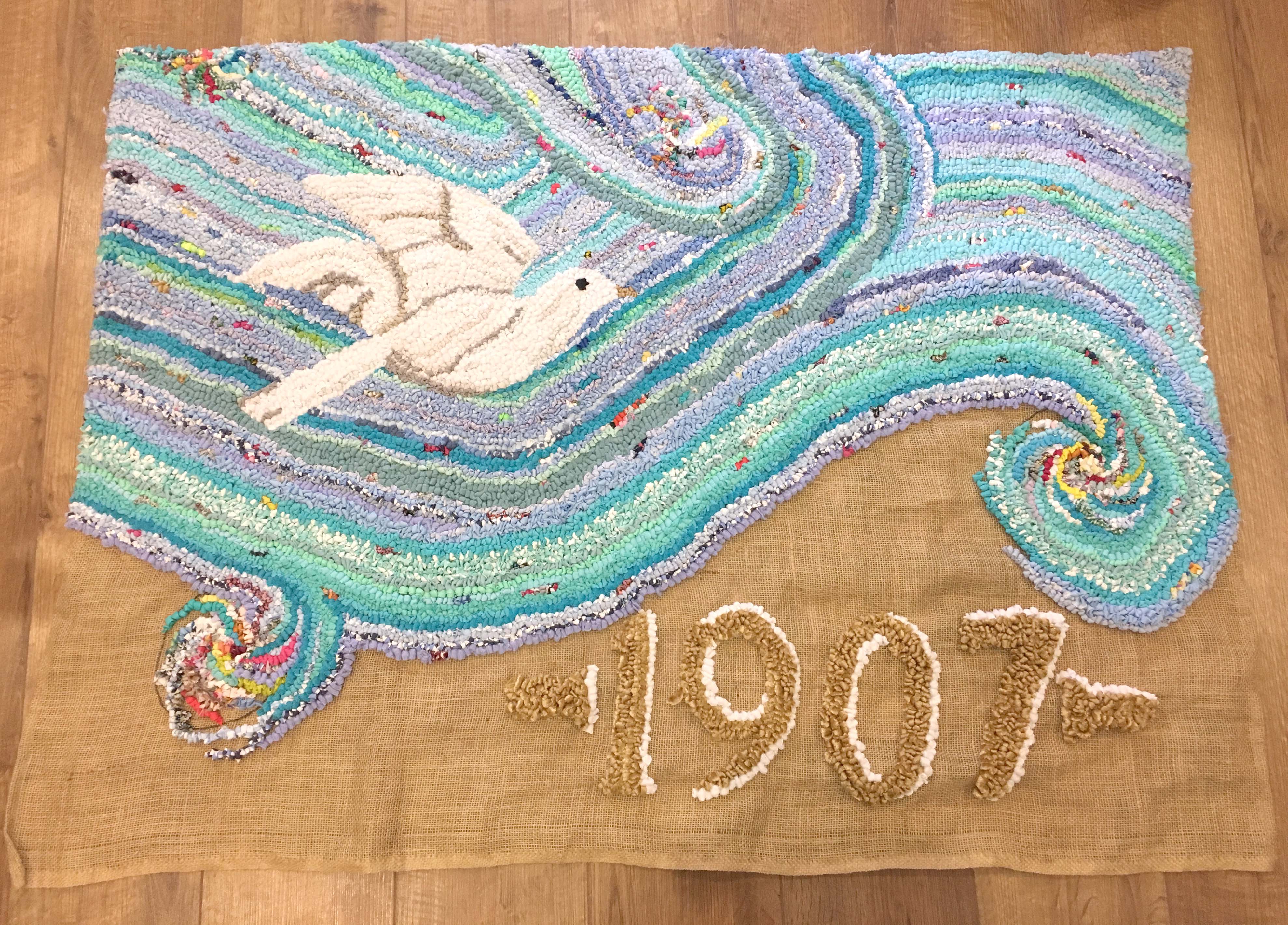 Ragged Life Blog The Settlement Rag Rug Wall Hanging Ragged Life Blog