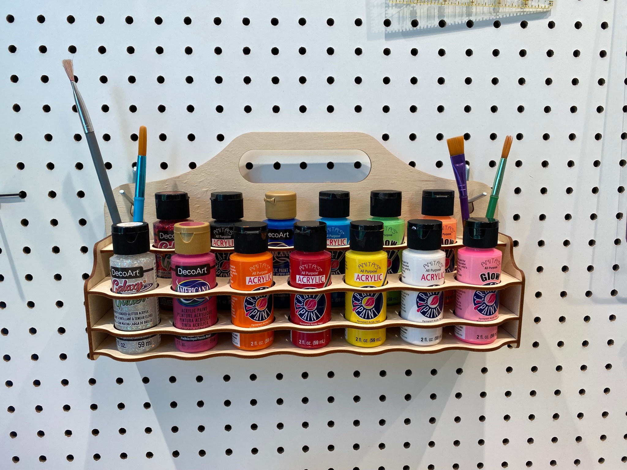 Pegboard & Portable Paint Caddy (Free Download) Raging Computer