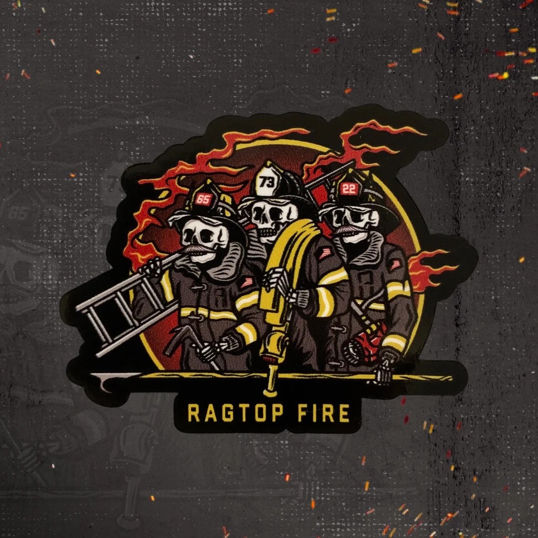 Company Men Decal RagTop Fire