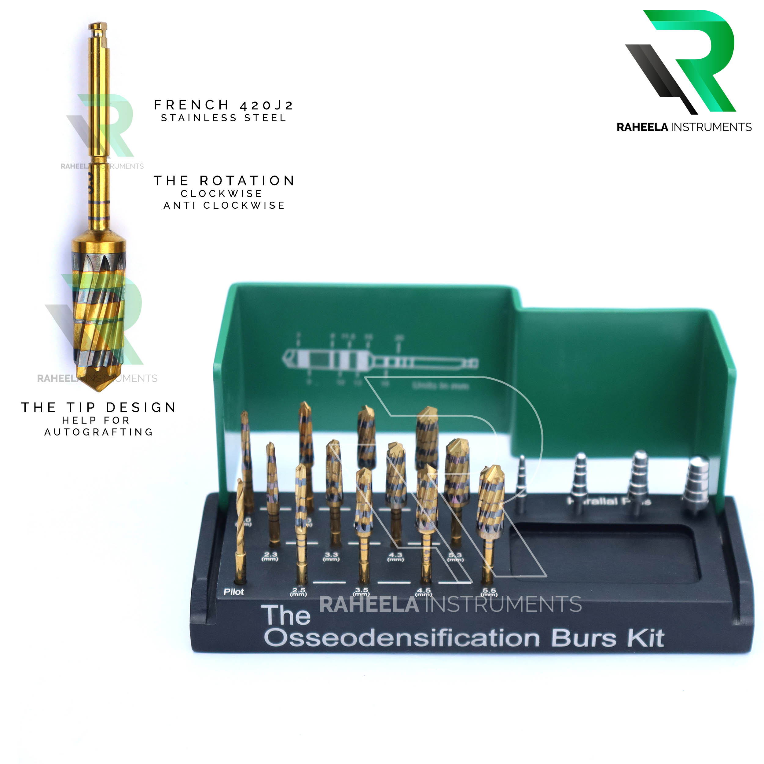 Osseodensification burs kit