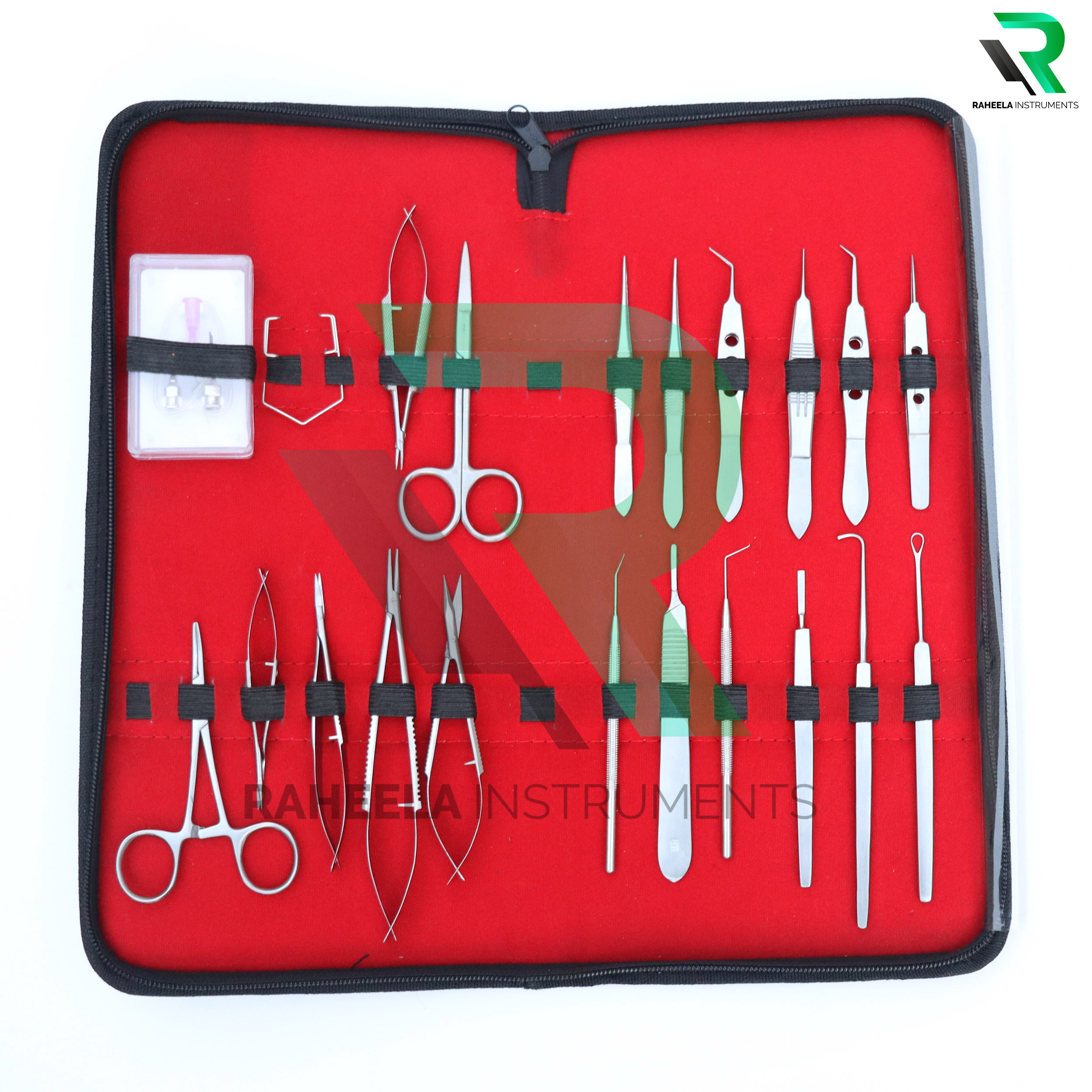 Ophthalmic Cataract Eye Micro Surgery Instruments Set 21 Pcs Raheela