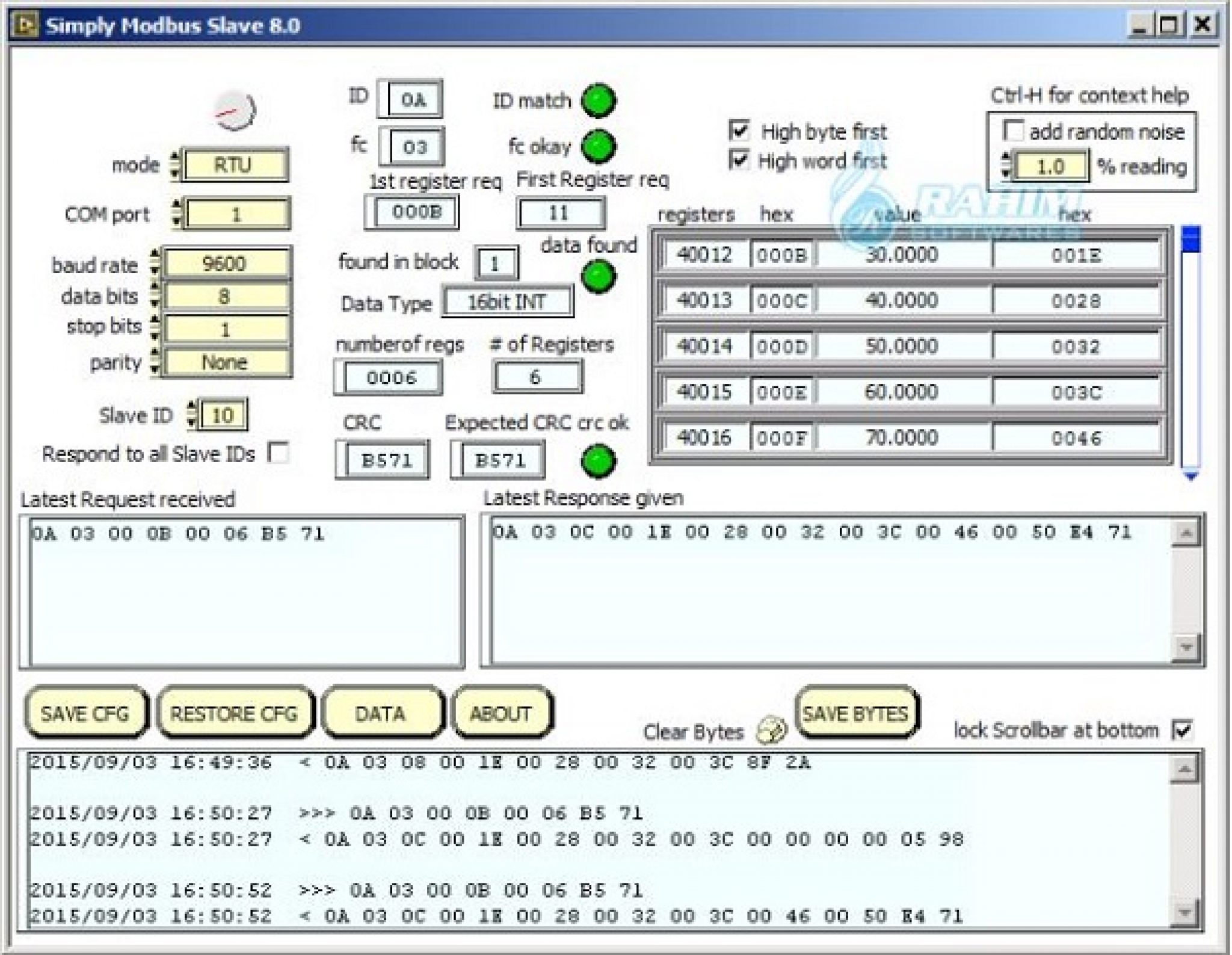 Modbus Slave 9.3.1 Free Download
